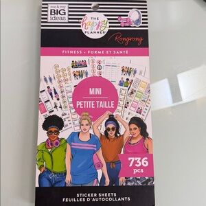 The Happy Planner Fitness x Rongrong Stickers